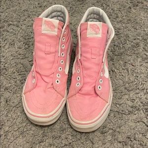 Vans High Top Baby Pink